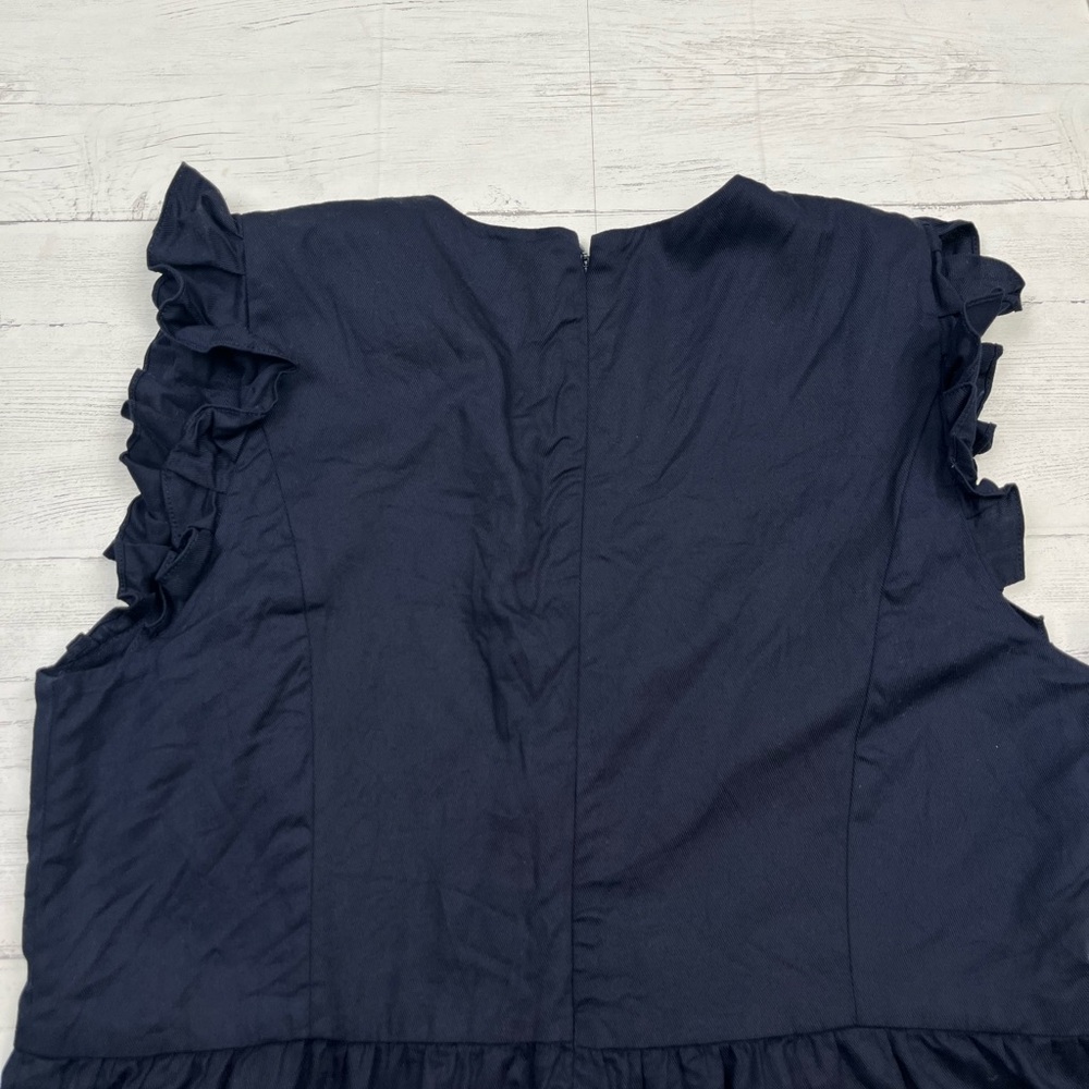 Sachin + Babi Dark Blue Maxi Dress with Light Blue and White Details - Picture 8 of 8